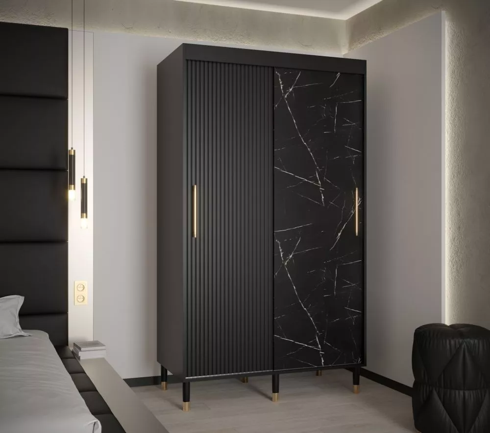 Skapis Calipso Slim Marmur · 120 × 62 × 208 cm