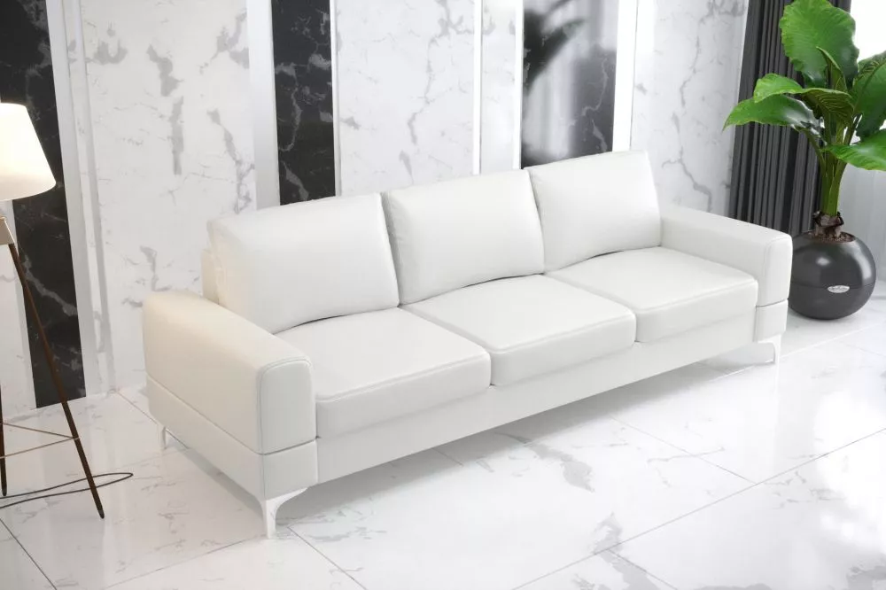 Dīvāns Aria DL Standard · Balts · 97 × 250 × 88 cm