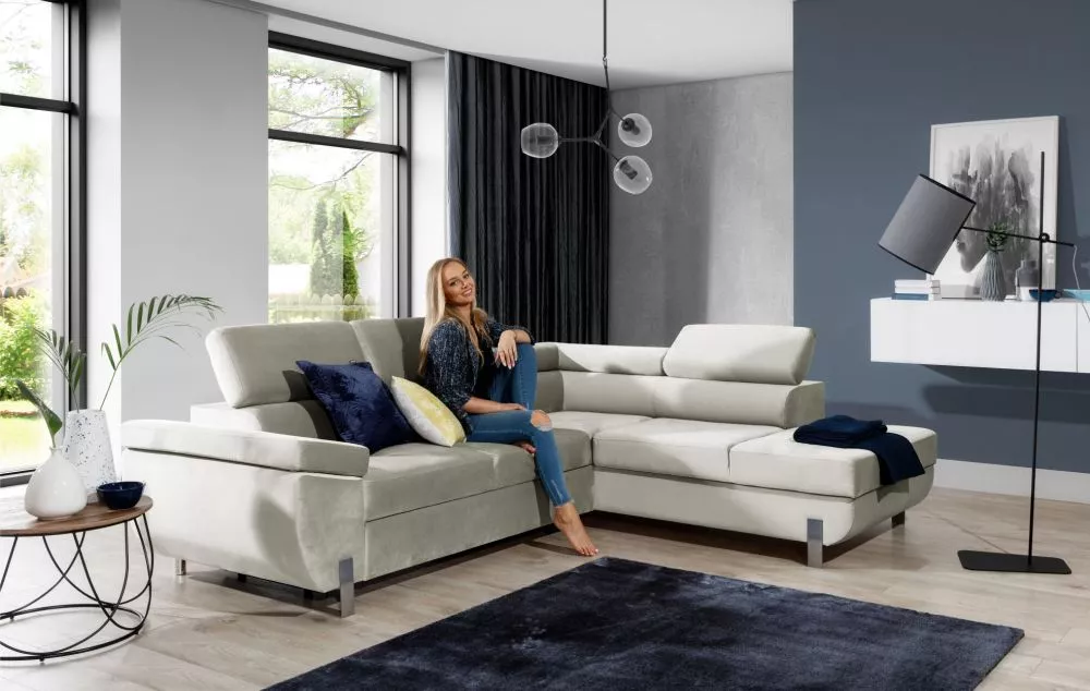Dīvāns Annabelle Modern Standard · Gaiši bēšs · 221 × 271 × 76 cm