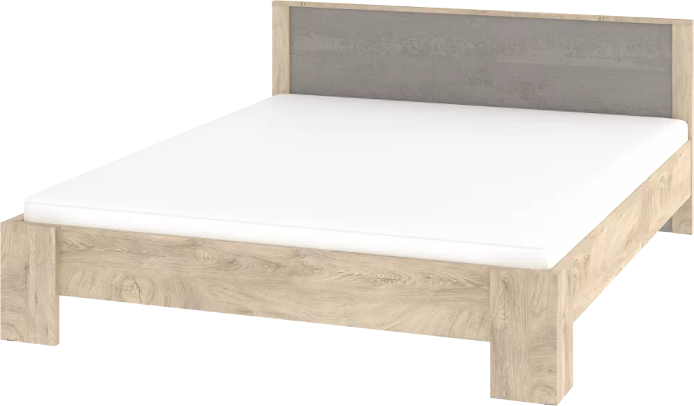 Gulta Viki VIK 10 ar stelāžu Guļamvietas platums: 160 cm, Korpusa krāsa: ozols, Guļamvietas garums: 200 cm, stelāžas tip