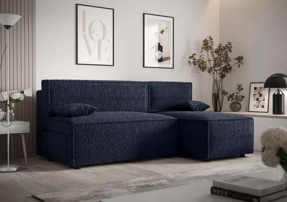 Dīvāns Mira L Anthology Standard · Tumši zils · 140 × 200 × 90 cm