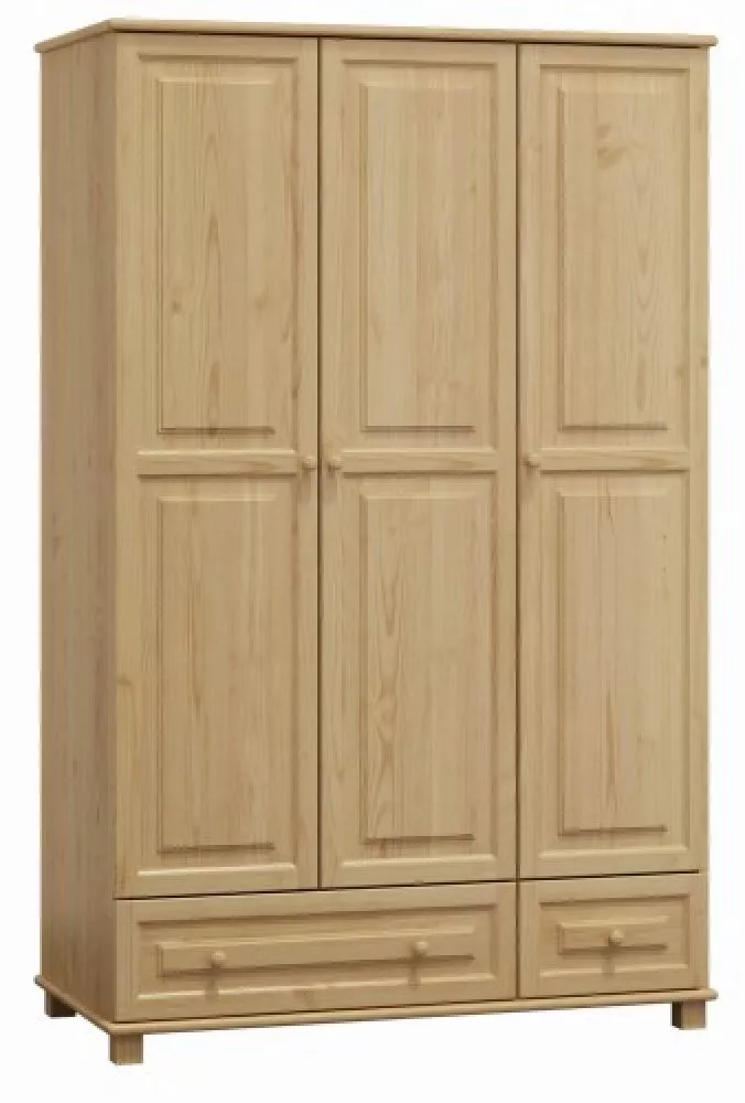 Skapis Martisha 3D1 · Priede · 133 × 60 × 190 cm