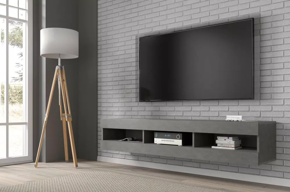 TV tumba Manta Modern · 160 × 34.6 × 32 cm