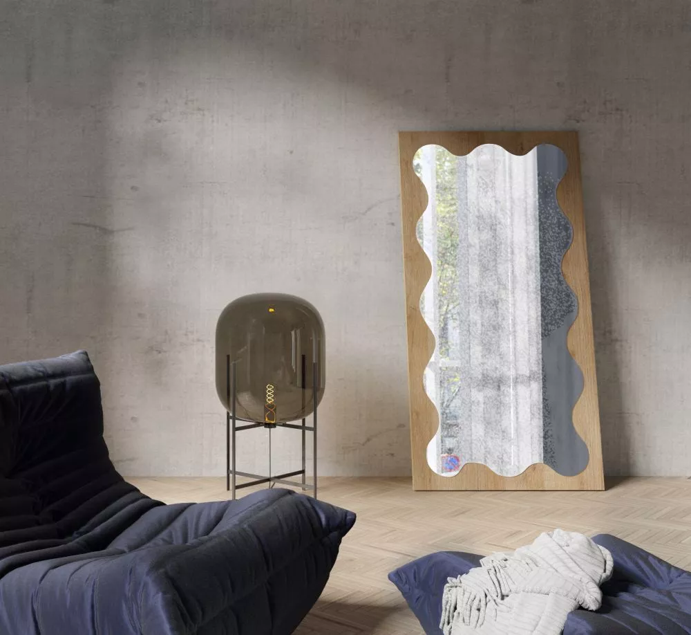 Spogulis Noma N10-12 · Ozols riviera · 100 × 195 cm