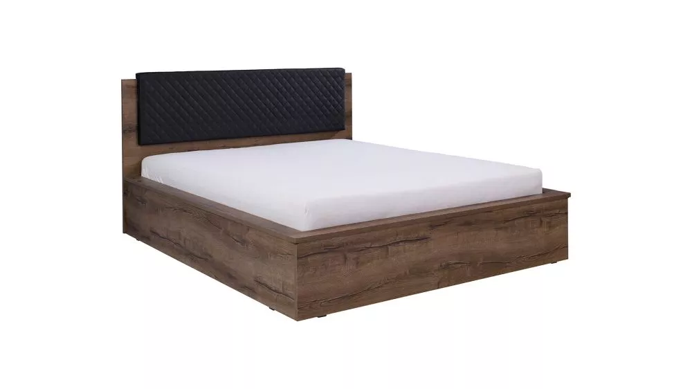 Gulta Denver Comfort ar stelāžu Guļamvietas platums: 160 cm, Korpusa krāsa: tumšais ozols, Guļamvietas garums: 200 cm, s