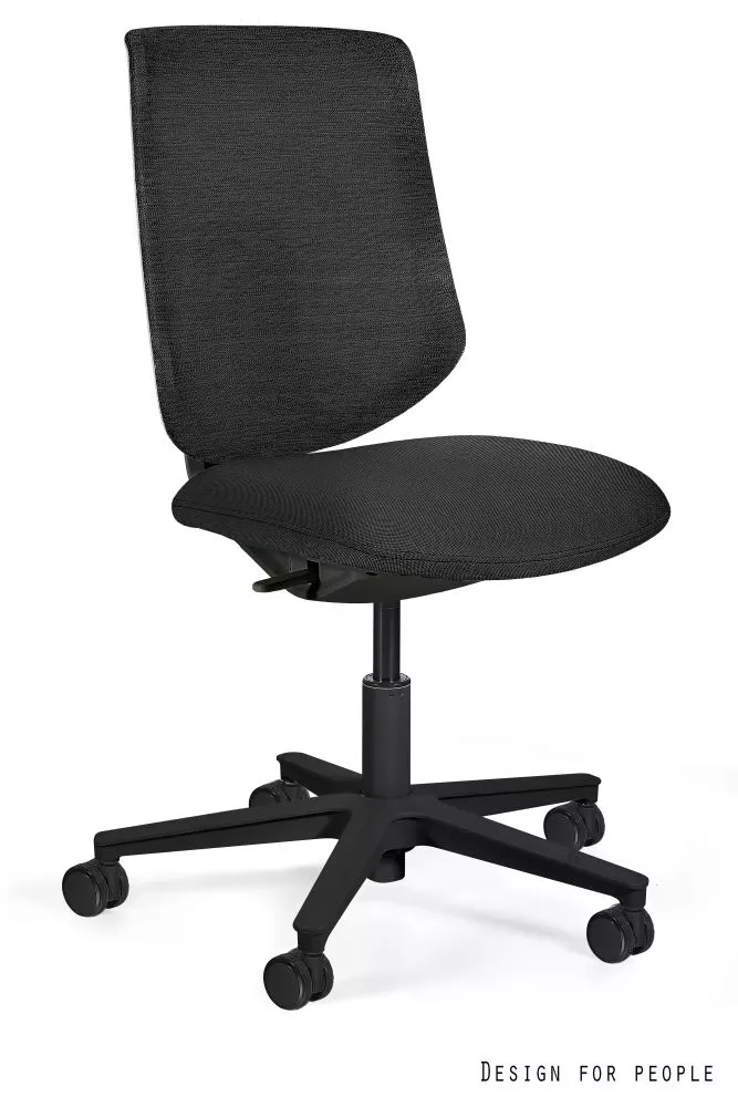 Datorkrēsls Lapis Korpusa krāsa: melns, Elementu krāsa: melns, Sēdvietas platums: 44 cm, · 46 × 63 × 87 cm