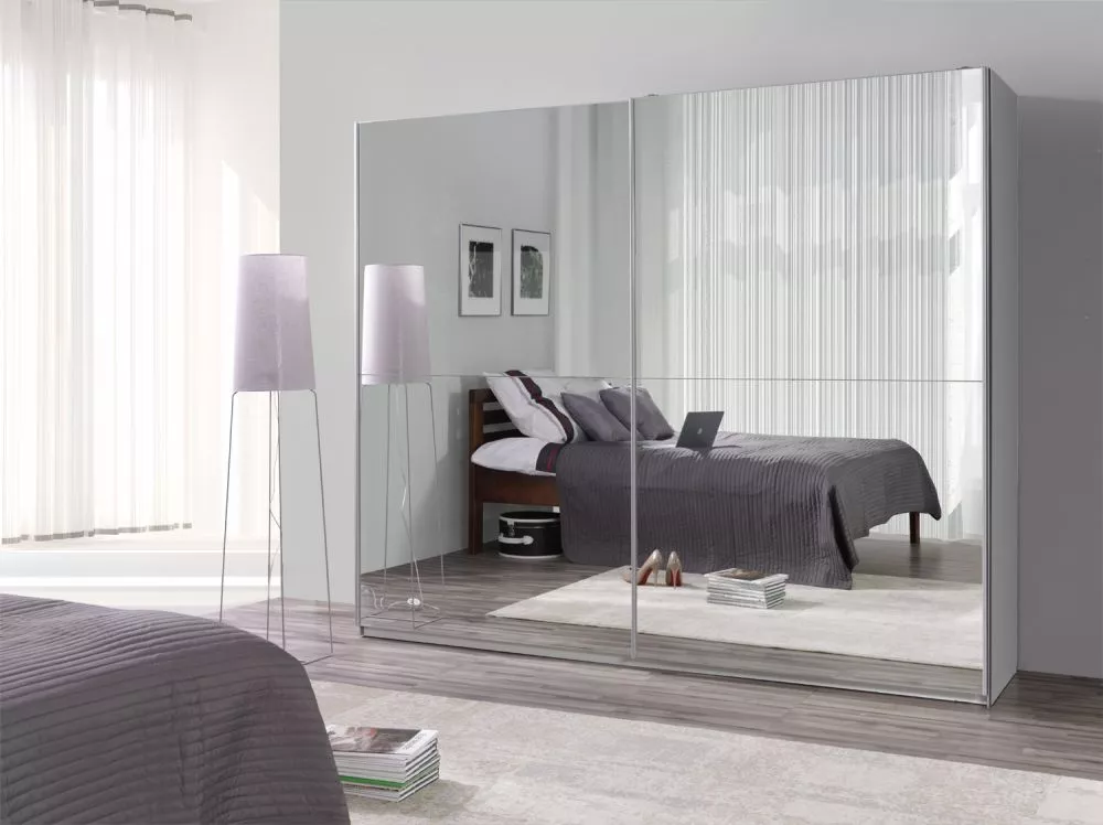 Skapis Lux 27 · Balts · 244 × 64 × 206 cm