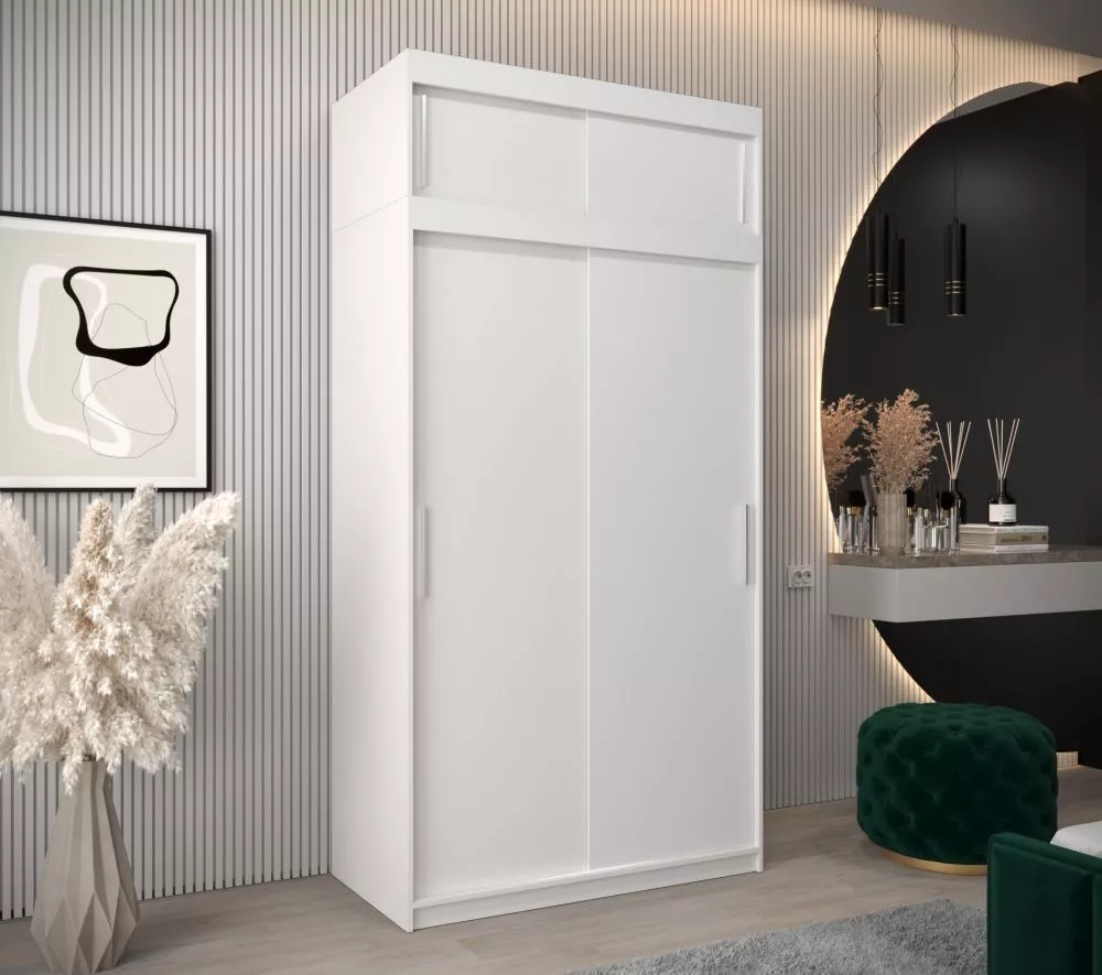Skapis Tokyo Plus · Balts · 120 × 62 × 240 cm
