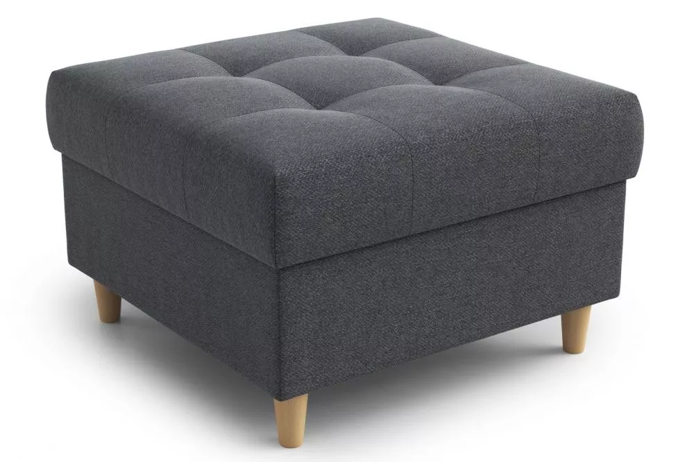 Pufs Pik Standard Auduma numurs: Malmo New 95, · Tumši pelēks · 67 × 46 × 67 cm