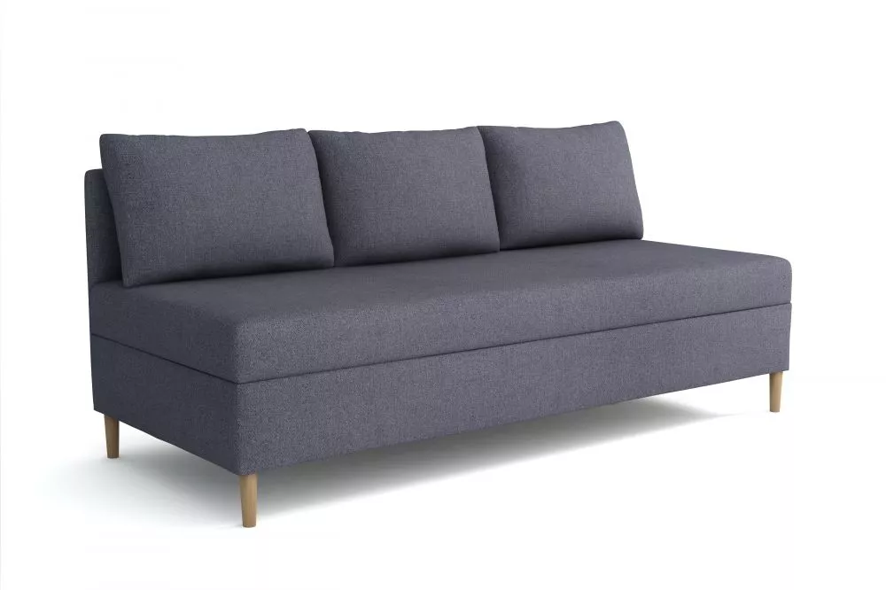 Dīvāns Alfa standard · Tumši pelēks · 94 × 200 × 82 cm
