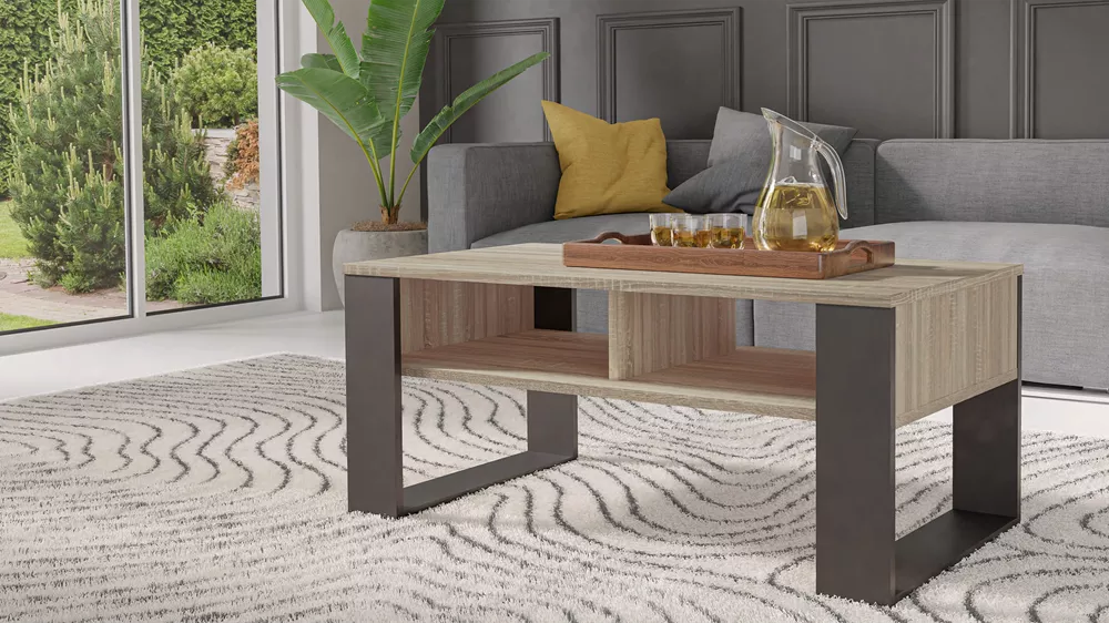Žurnālgalds Modern 2P Korpusa krāsa: sonoma, · 90 × 58 × 50 cm