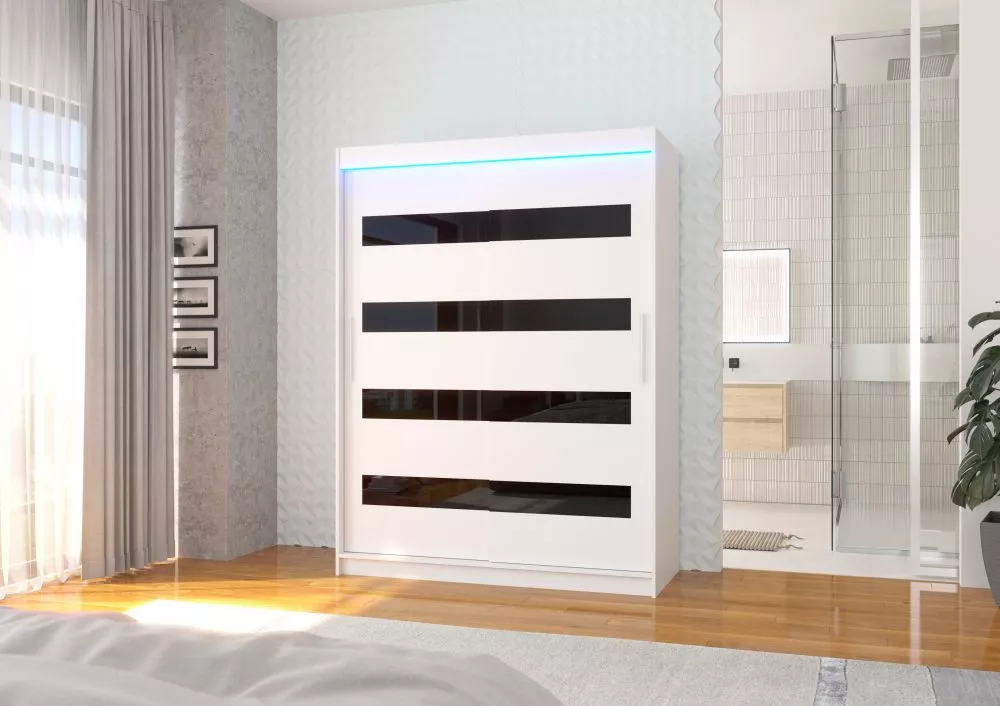 Skapis Martinez ar LED · 150 × 58 × 200 cm