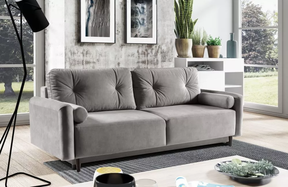 Dīvāns Ovalio standard · Pelēks · 97 × 230 × 92 cm