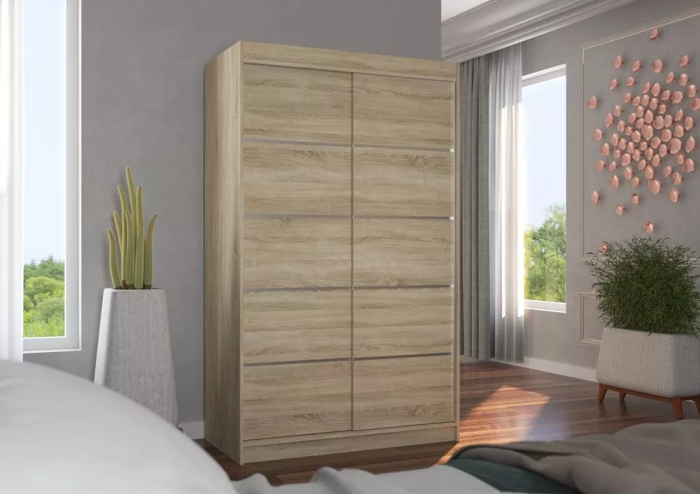 Skapis Benisso · Sonoma · 120 × 58 × 200 cm