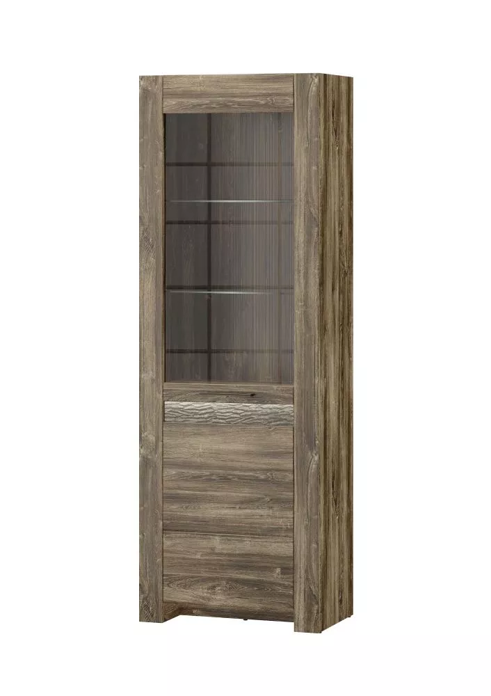 Sekcija Belveder 10 · Ozols stirling · 67 × 40 × 194 cm