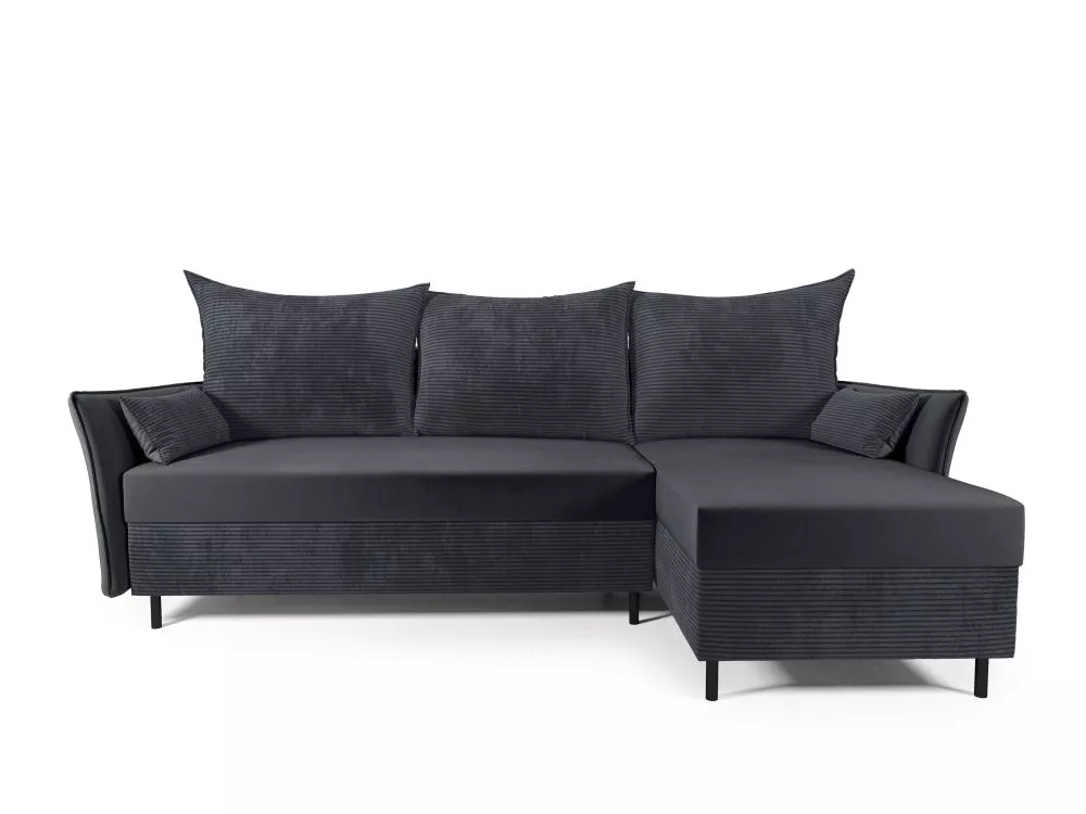 Dīvāns Grem Standard · Grafīts · 146 × 224 × 98 cm