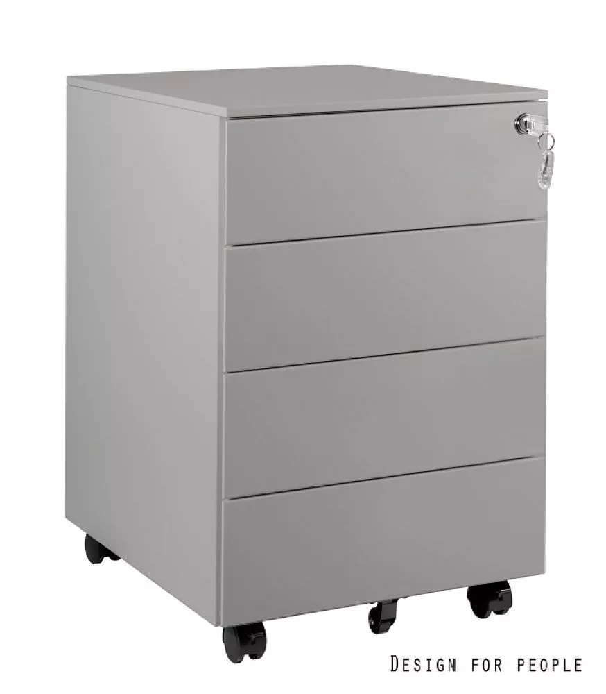 Kumode Kontener XD-040-4 · Pelēks · 50 × 39 × 63 cm
