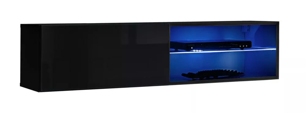 TV tumba Switch RTV4 · Melna · 120 × 40 × 30 cm