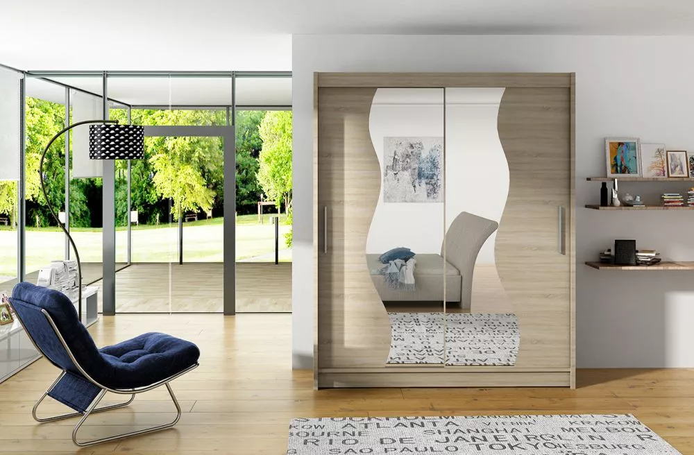 Skapis Renzo · Sonoma · 150 × 58 × 200 cm