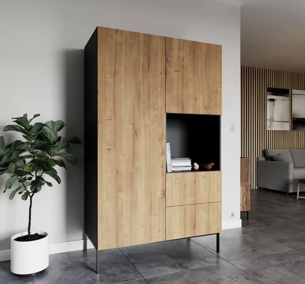 Skapis Lanzzi SZA120 · 120 × 60 × 200 cm