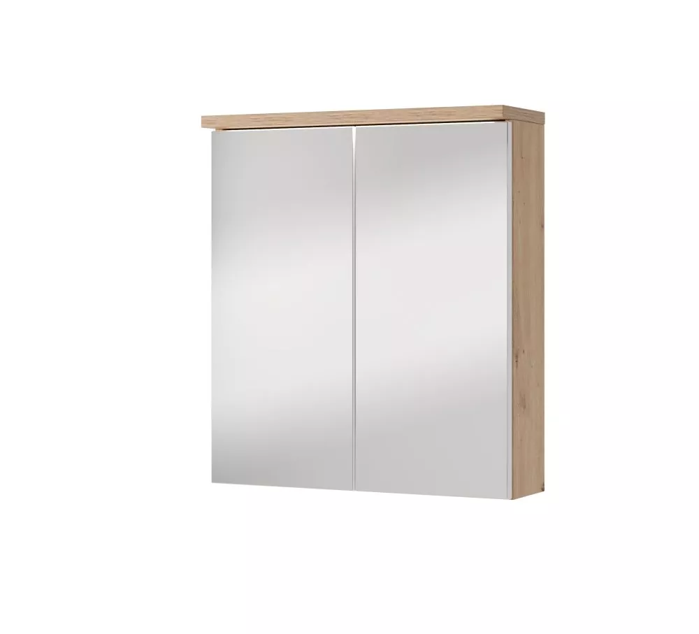 Vannas istabas skapītis Sting 56 ar LED · Ozols artisan · 60 × 68 × 20 cm
