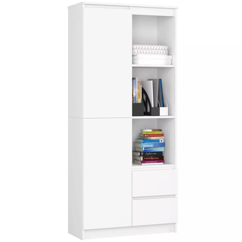 Plaukts R11 R802D2SZ · Balts · 80 × 180 × 36 cm