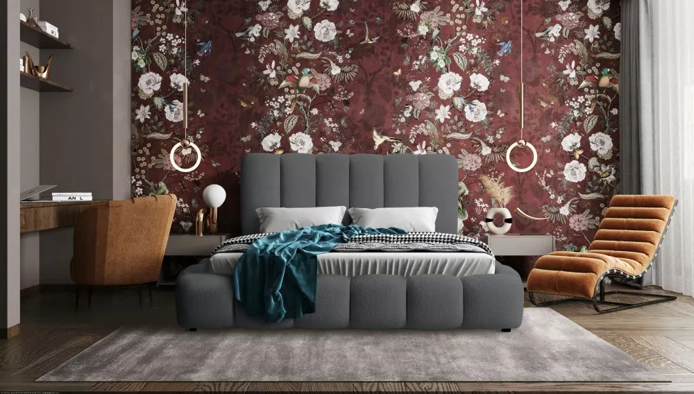 Gulta Dallas Premium Standard ar stelāžu Guļamvietas platums: 180 cm, Guļamvietas garums: 200 cm, stelāžas tips: koka, ·
