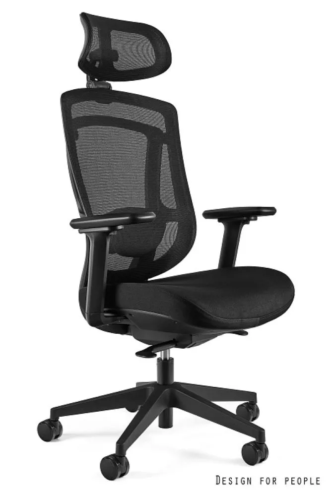 Datorkrēsls Ergoflex Sēdvietas platums: 36 cm, · Melns · 51 × 72 × 116 cm