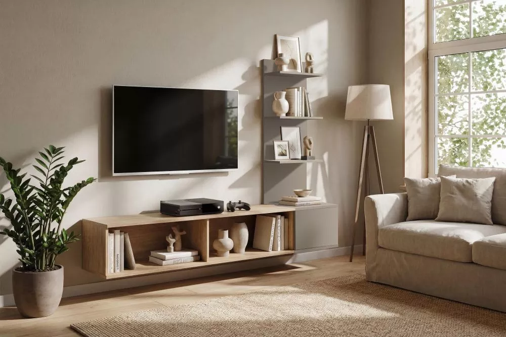 Sekcija Joy M Korpusa krāsa: ozols cremona, · 180 × 40 × 130 cm