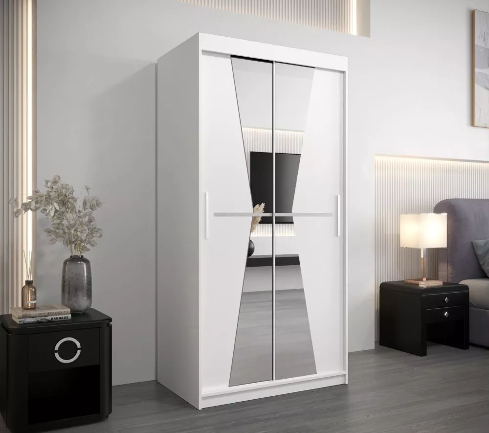 Skapis Maroko Classic · Balts · 100 × 62 × 200 cm