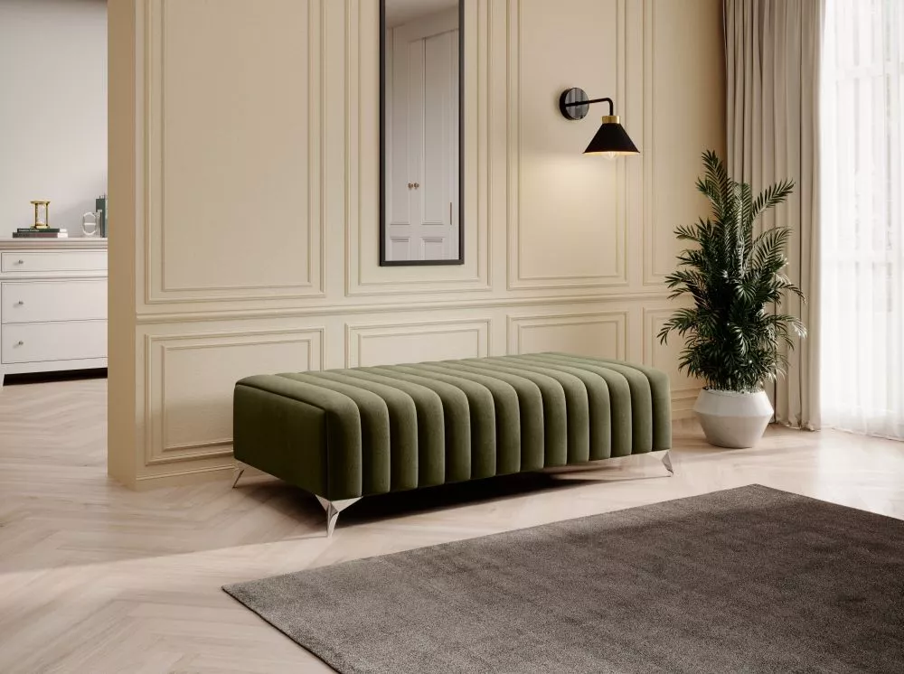 Pufs Laurence P Standard Auduma numurs: Nube 33, · Olīvu · 132 × 36 × 64 cm
