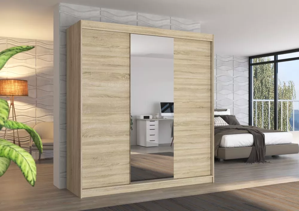 Skapis Santiago Mirror · 200 × 58 × 215 cm