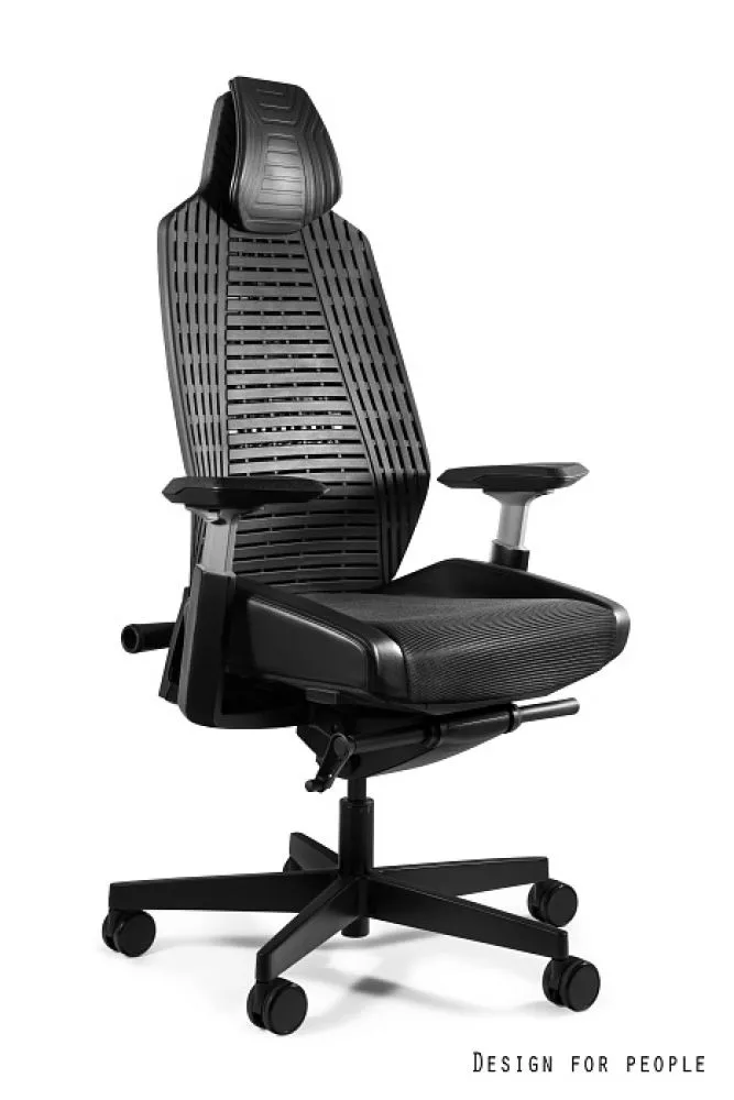 Datorkrēsls Ronin Elastomer Korpusa krāsa: melns, Elementu krāsa: melns, · 70 × 70 × 125 cm