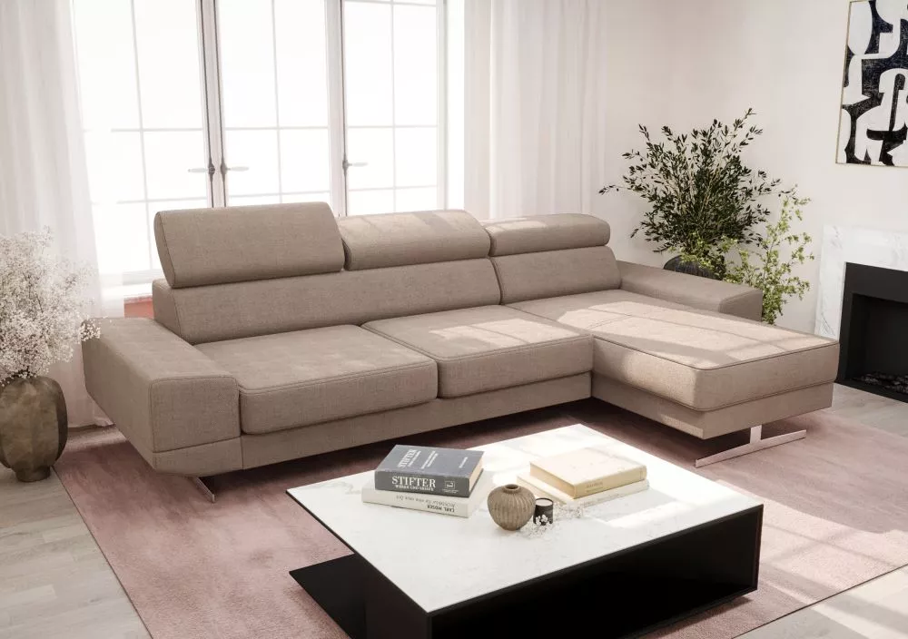 Dīvāns Milano Mini standard · Bēšs · 170 × 270 × 78 cm