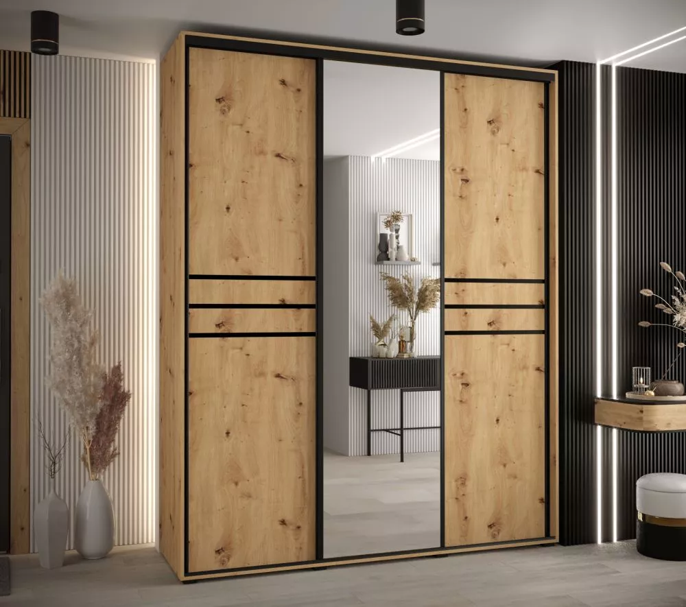 Skapis Cannes 11 · Ozols artisan · 200 × 60 × 205.2 cm