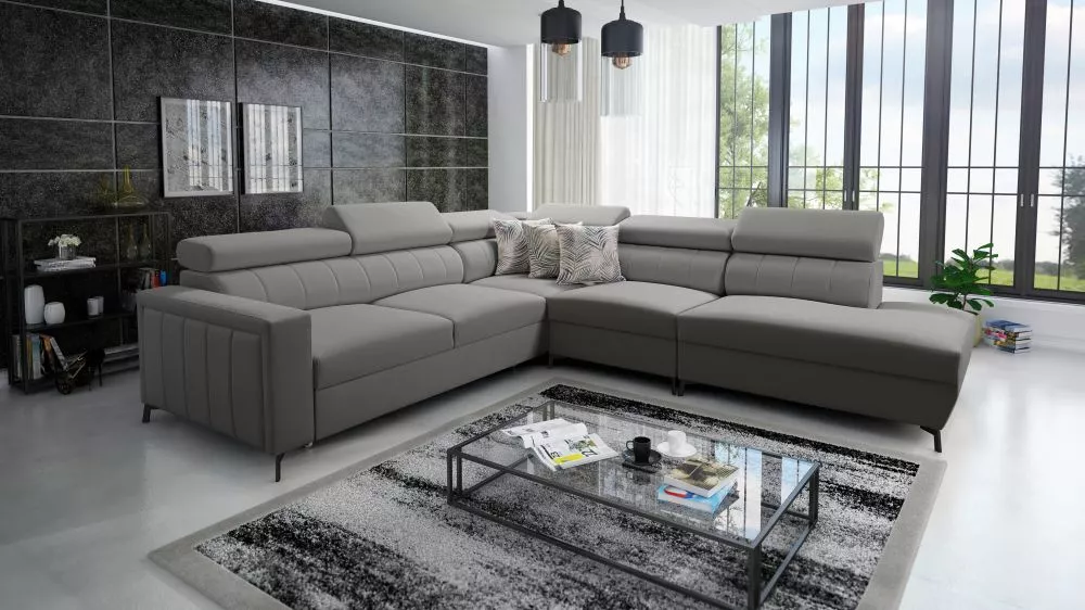 Dīvāns Baltico 8 Premium Standard · Tumši pelēks · 275 × 302 × 83 cm