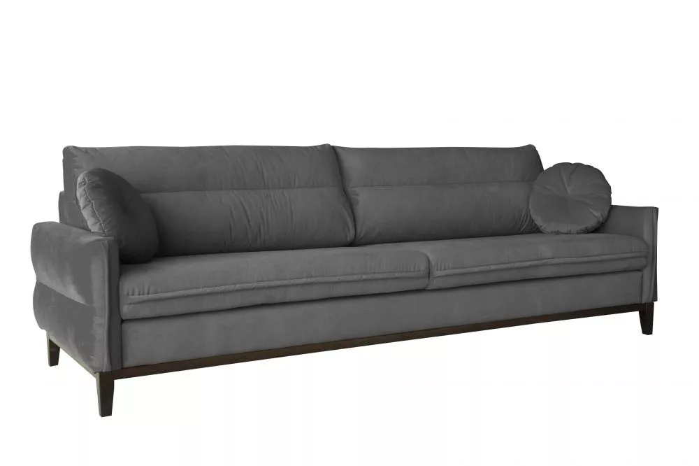 Dīvāns Bellano 3 Standard · Pelēks · 94 × 268 × 95 cm