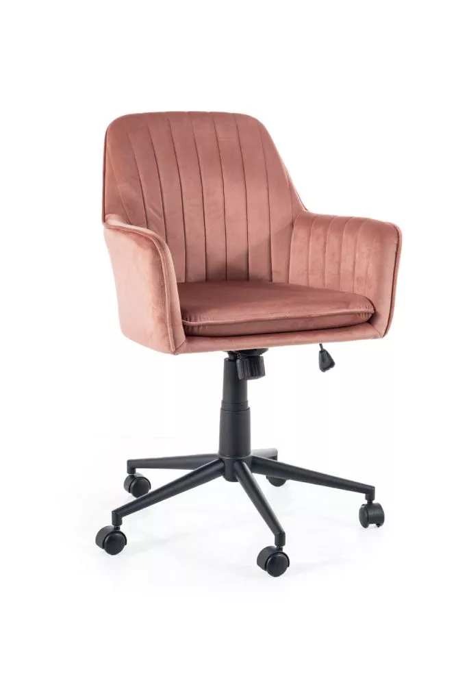 Datorkrēsls Q-886 Velvet Sēdvietas platums: 41 cm, · Rozā · 58 × 83 cm