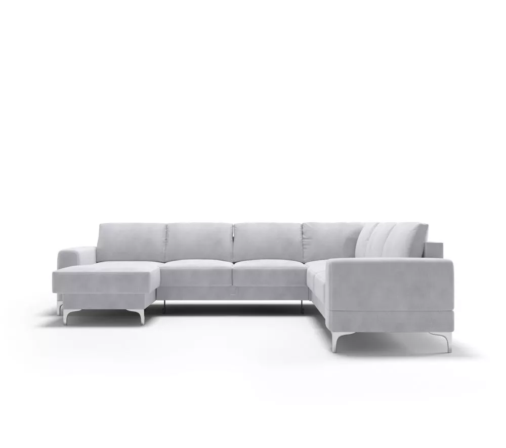 Dīvāns Aria Max 2 Standard · Sudrabs · 250 × 315 × 89 cm