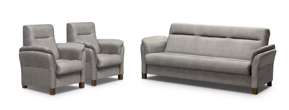 Komplekts Avanti Premium 3S+1S+1S Standard · Kapučino · 85 × 226 × 100 cm
