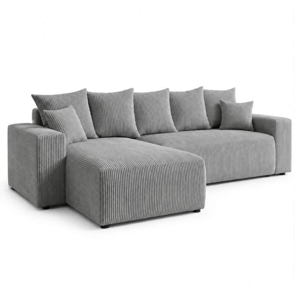 Dīvāns Mubi Classic standard · Pelēks · 143 × 240 × 75 cm