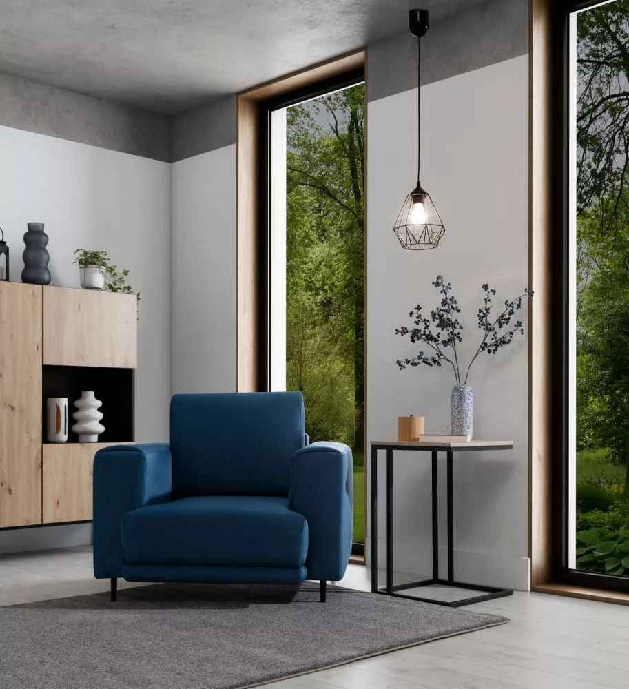Lampa Bendinni 1 veids: piekaramā, · Melns · 19 × 19 × 110 cm