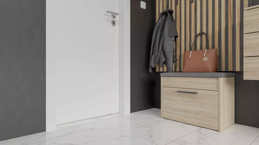 Apavu plaukts Parma mini · Ozols sonoma · 60 × 49 × 35 cm