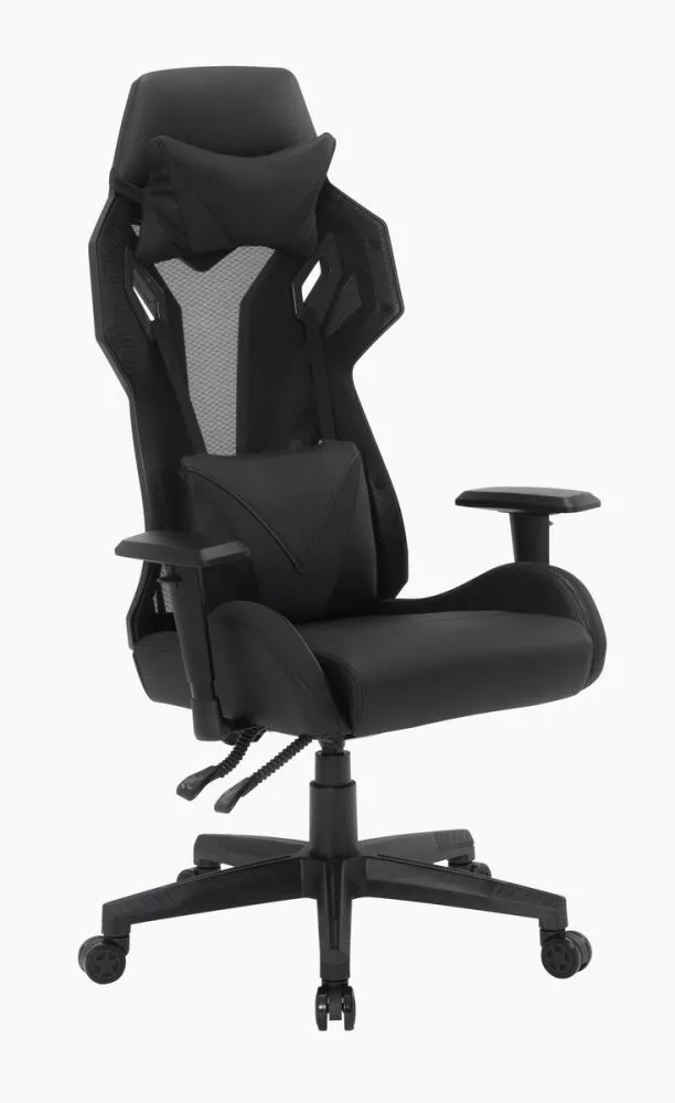 Datorkrēsls BX-5124 · Melns · 66 × 126 cm