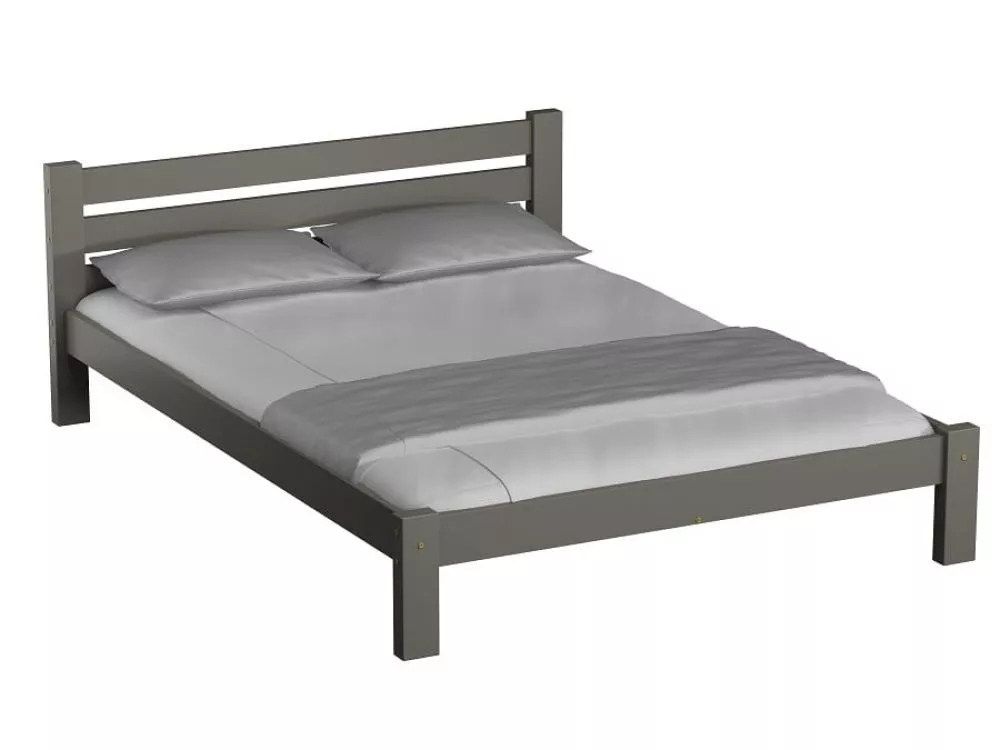 Gulta Azja ar stelāžu Guļamvietas platums: 120 cm, Guļamvietas garums: 200 cm, · Pelēks · 130 × 208 × 71 cm