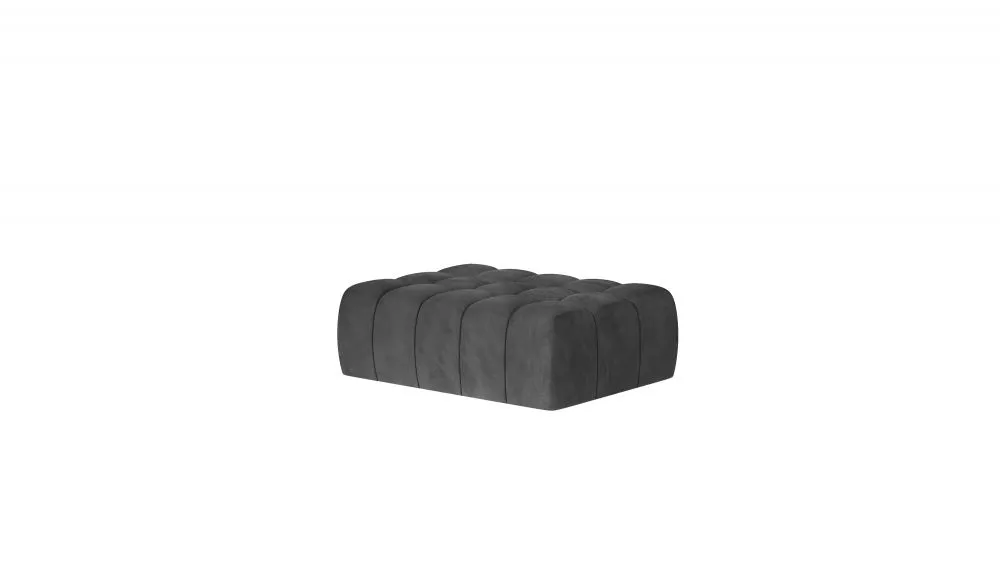 Pufs Lazaro P Premium Standard Auduma numurs: Monolith 97, · Grafīts · 102 × 40 × 64 cm