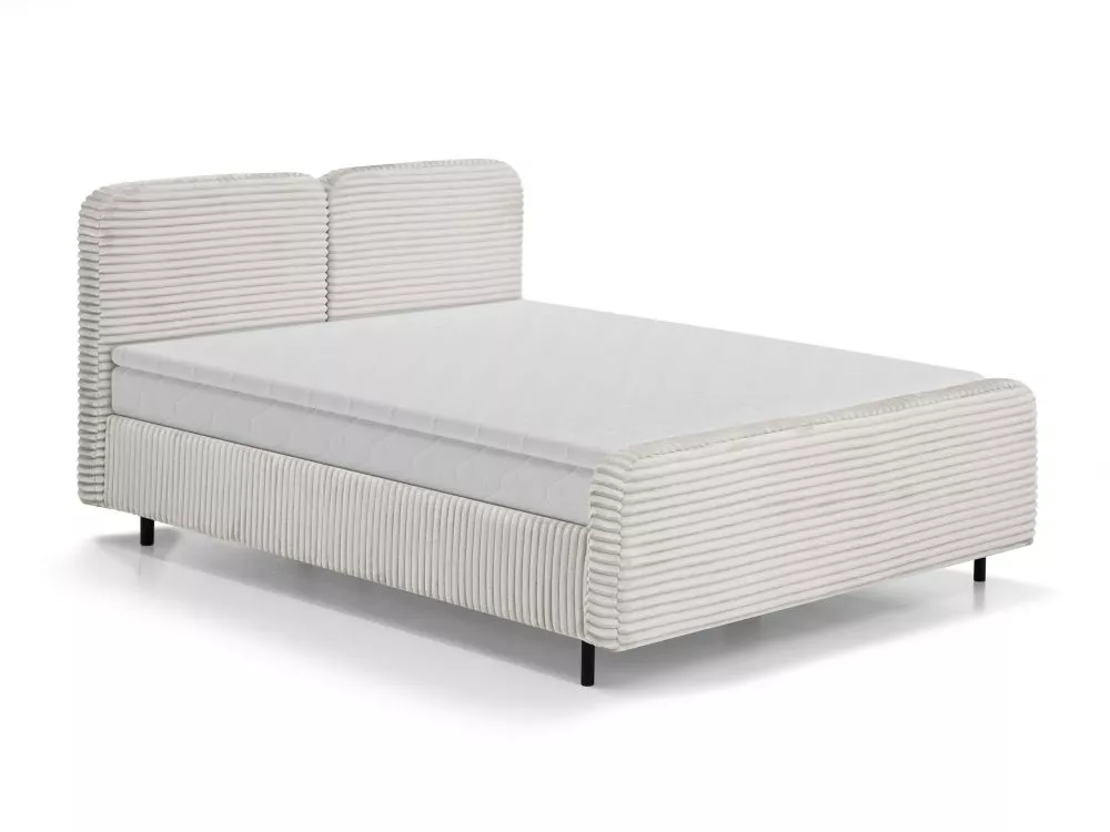 Gulta Lima standard ar matraci Guļamvietas platums: 180 cm, Guļamvietas garums: 200 cm, stelāžas tips: metāla, · Krēma ·
