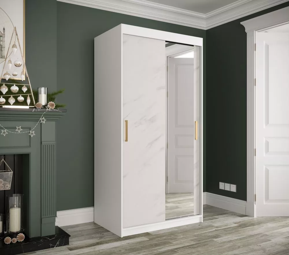Skapis Marmur T2 · 100 × 62 × 200 cm