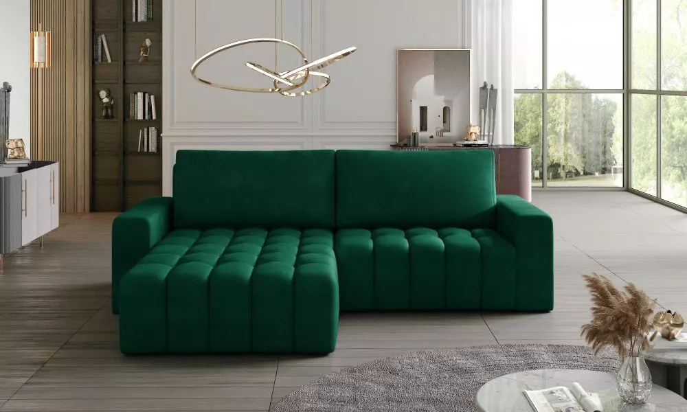 Dīvāns Bonett Standard · Zaļš · 160 × 245 × 85 cm