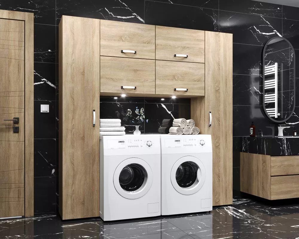 Vannas istabas komplekts Autun · Ozols sonoma · 202 × 194 × 35 cm